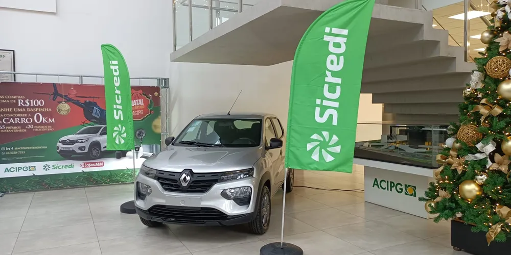 Rafaela Horst foi a ganhadora do sorteio e levará para casa um Renault Kwid zero quilômetro