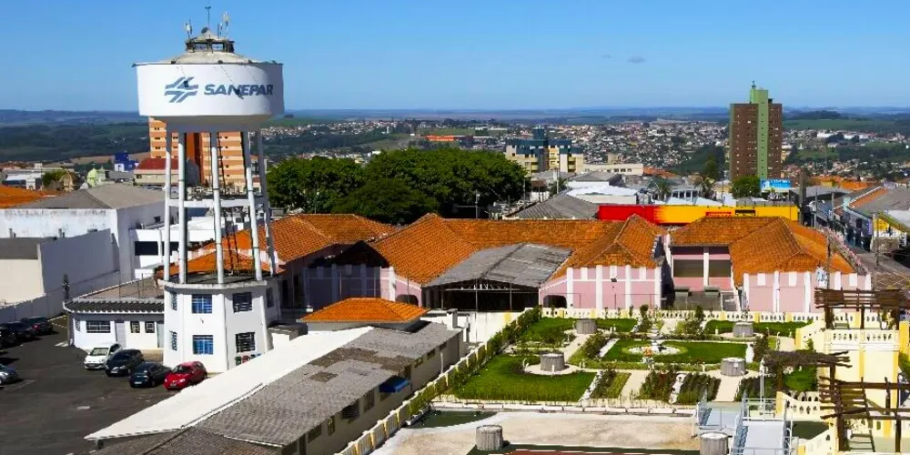 Sanepar conta com infraestrutura de reservatório hídrico no Centro de Ponta Grossa