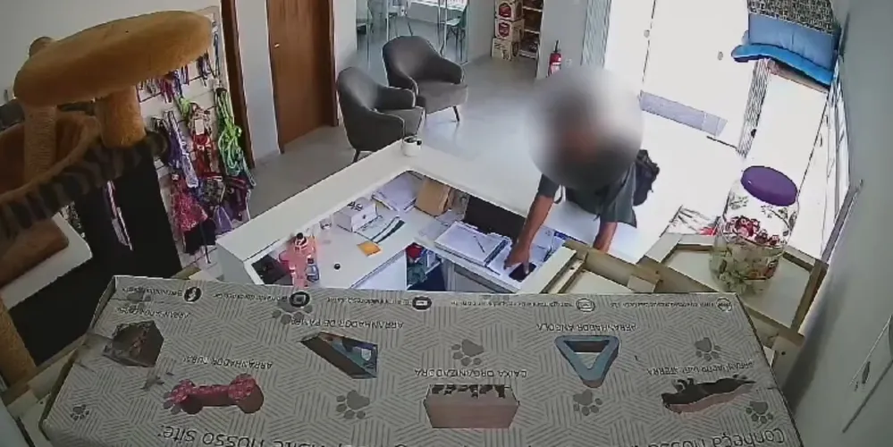 Dois celulares foram levados durante o furto