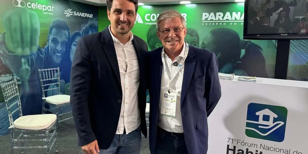 Emiliano Gomes esteve em reunião com o presidente da Cohapar