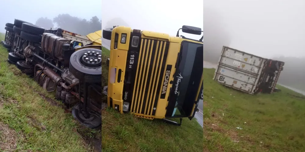 Acidente aconteceu no KM 475 da rodovia