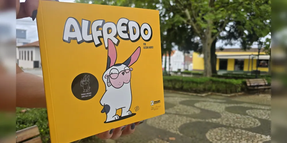 A obra apresenta o dia-a-dia de Alfredo, um cachorro da raça bulldog que faz parte da família do ilustrador