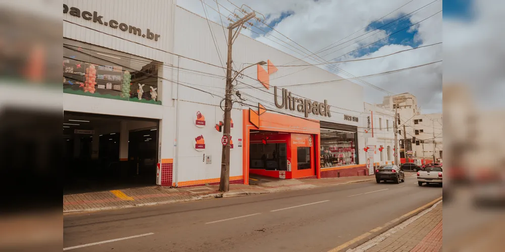 A Ultrapack está localizada no Centro de Ponta Grossa, na Rua do Rosário