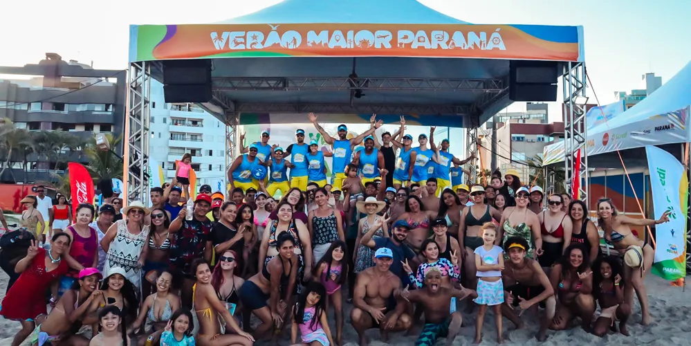 Verão Maior Paraná atende milhares de veranistas em atividades esportivas e de lazer