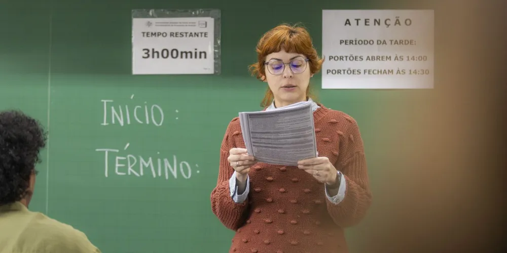 Provas acontecem no período da manhã e da tarde