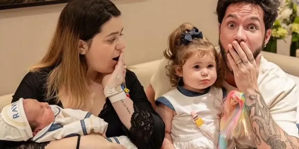 O bebê teve um primeiro mês de vida difícil