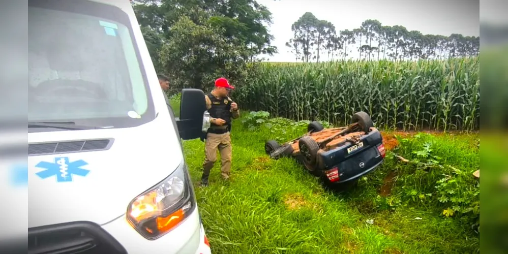 Motorista do carro teve ferimentos leves