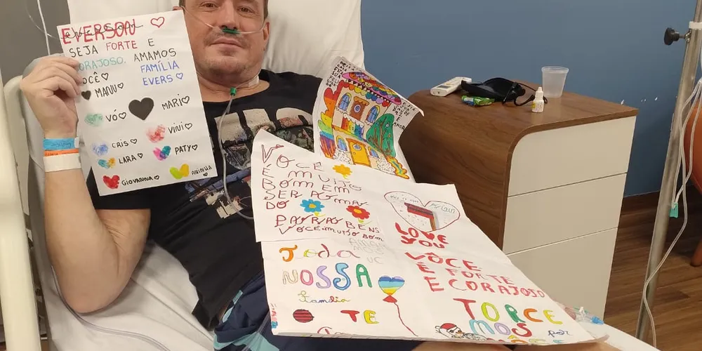 Ele está internado em uma casa hospitalar desde a última sexta-feira (13)