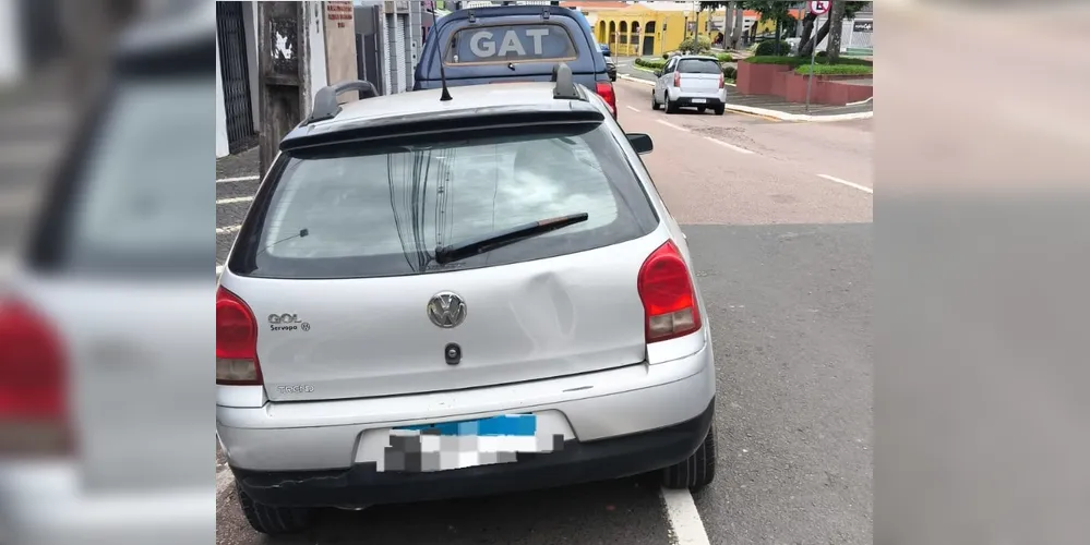 Veículo foi encontrado estacionado na avenida Visconde de Taunay