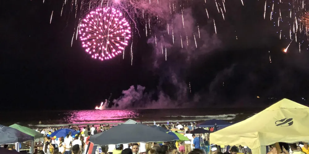 Queima de fogos está prevista para o litoral paranaense
