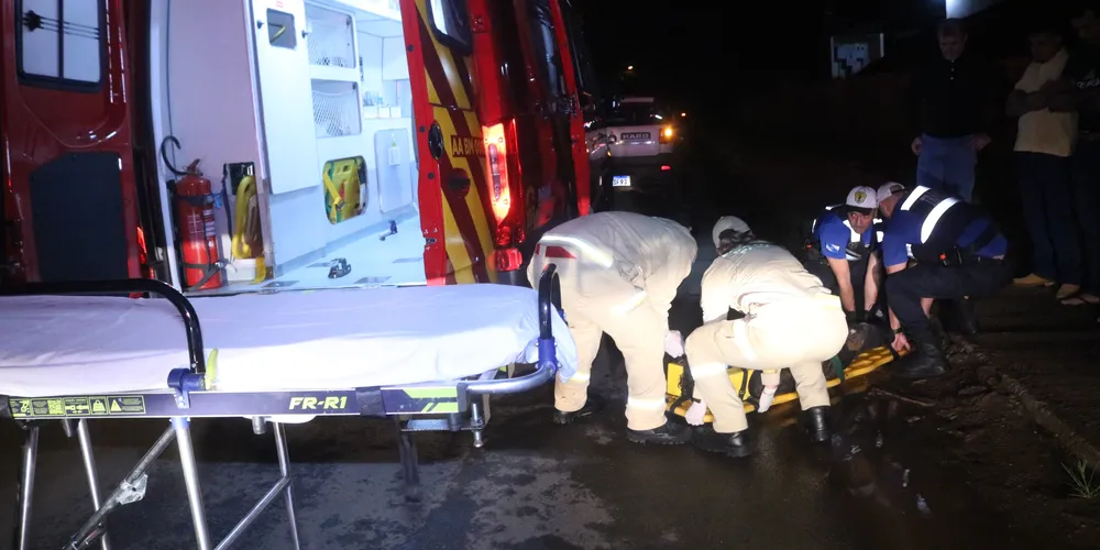 Atropelamento aconteceu na Estrada José Kalinoski, nessa quarta-feira (8)