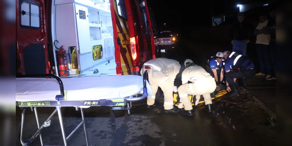 Atropelamento aconteceu na Estrada José Kalinoski, nessa quarta-feira (8)