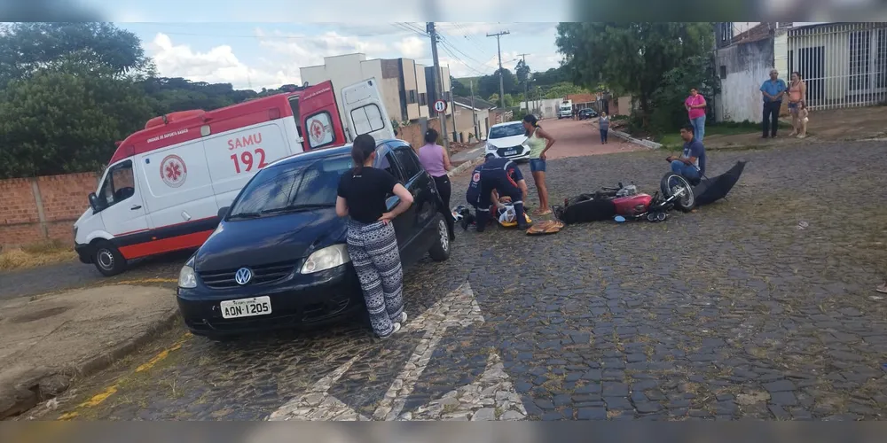 O condutor da moto foi encaminhado para a UPA Santana.