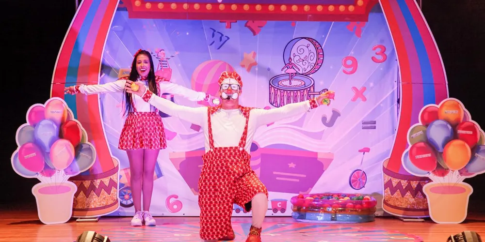 Palhaço Picolé e Geovana contam sobre trajetória na palhaçaria e fazem convite para a criançada prestigiá-los hoje, às 16h