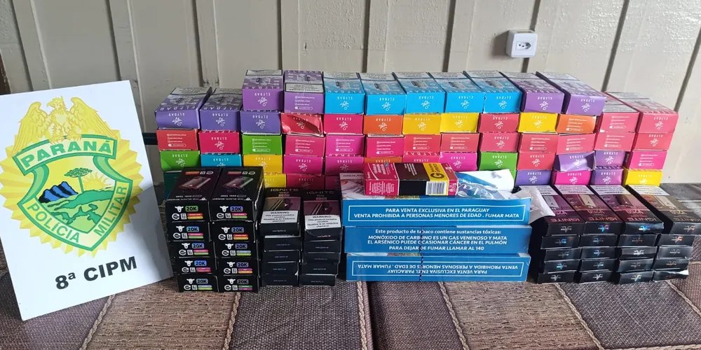 Material foi apreendido pela polícia