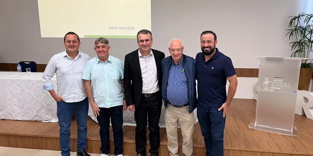Mario Cezar (PT), Zelio Bittencourt (PL), Irani Barros (PSD), Dr. Reinaldo Cardoso (MDB) e Henrique Carneiro (PL) estiveram presentes durante a Assembleia
