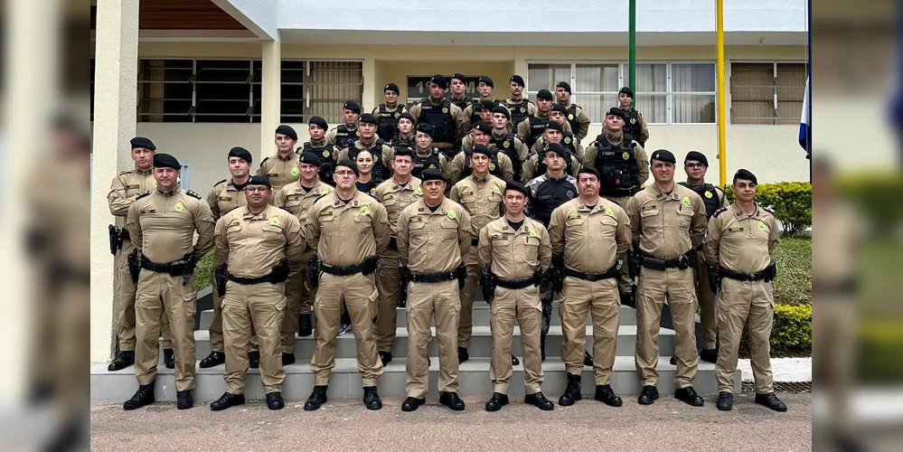 A cerimônia de recepção foi liderada pelo Coronel Renato dos Santos Taborda, Comandante do 4º CRPM