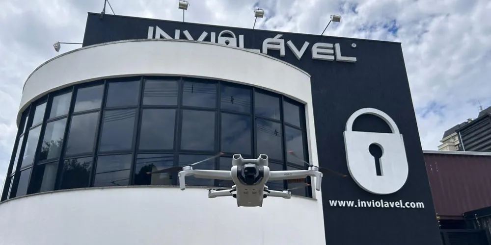Drones utilizados pela Inviolável possuem grande alcance e alta resolução