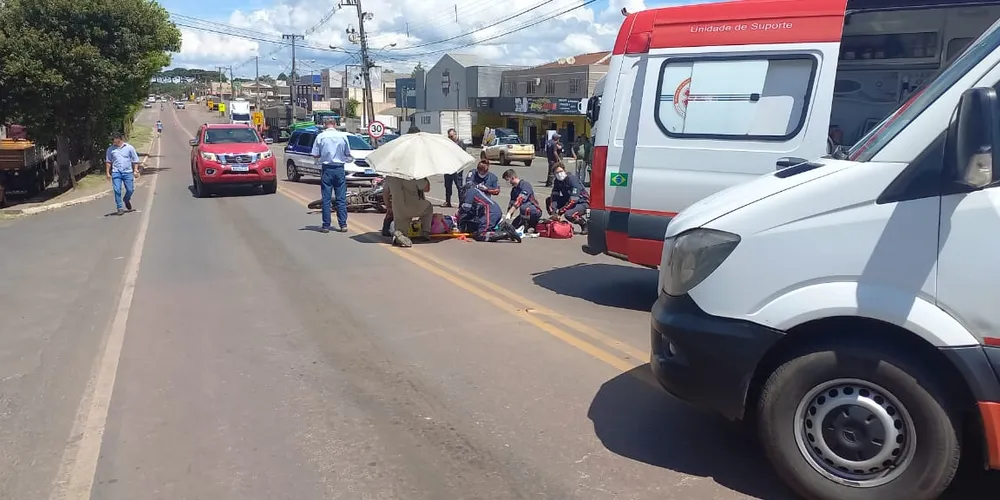 O fato aconteceu por volta das 13h20, desta terça-feira (21)