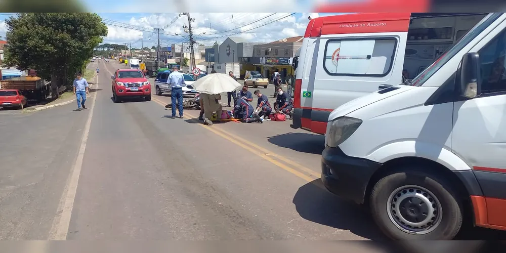 O fato aconteceu por volta das 13h20, desta terça-feira (21)