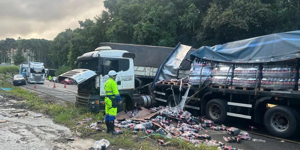 Acidente aconteceu no final da tarde desse domingo