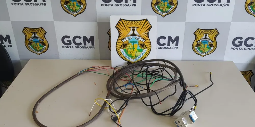 Pedaços de fiação elétrica foram encontrados com os dois homens