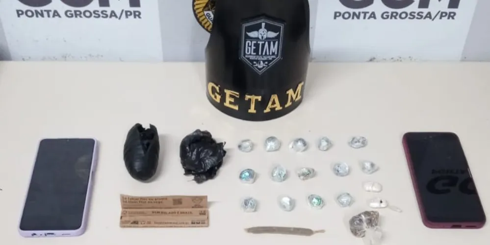 Substâncias foram apreendidas pela Guarda Civil Municipal