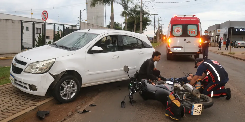 Acidente aconteceu no final da tarde dessa terça-feira(18)