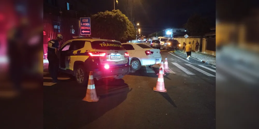 Acidente aconteceu na noite dessa terça-feira (07)