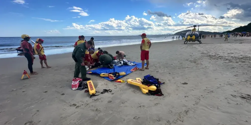 A equipe tentou realizar reanimação da vítima por mais de 50 minutos