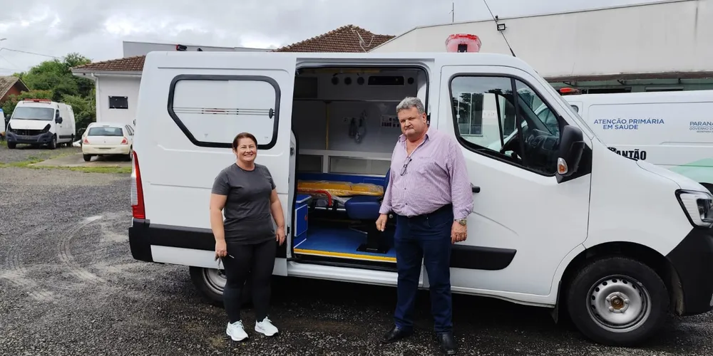 O prefeito Moacir Alfredo Szinvelski destacou a parceria com o Governo do Paraná e a importância dessa conquista para a população de Mallet