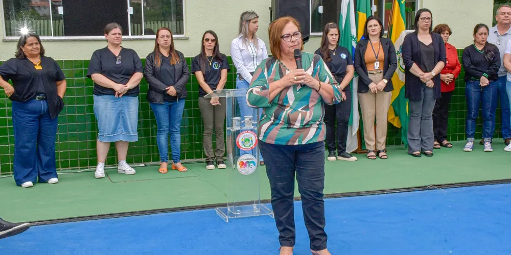 A prefeita Alcione Lemos esteve presente na cerimônia de entrega do novo espaço
