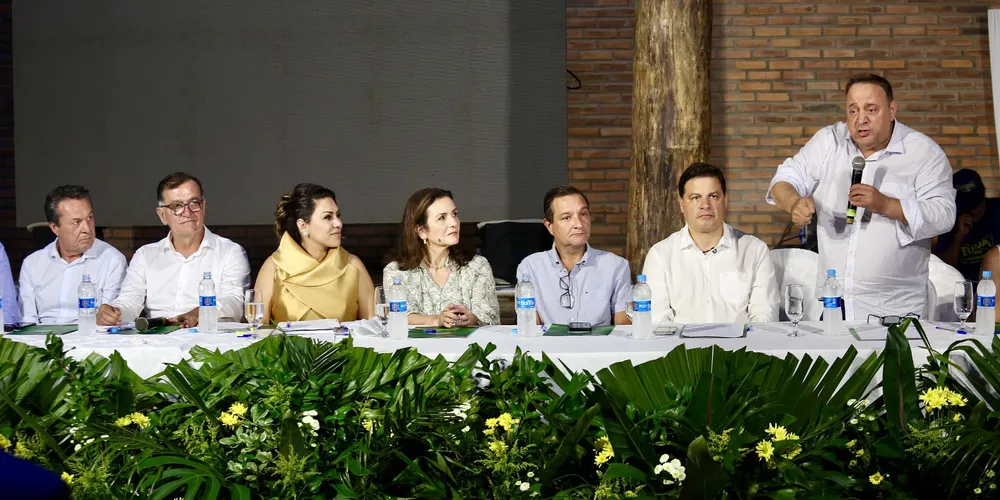 Hussein Bakri discursou durante a cerimônia de posse