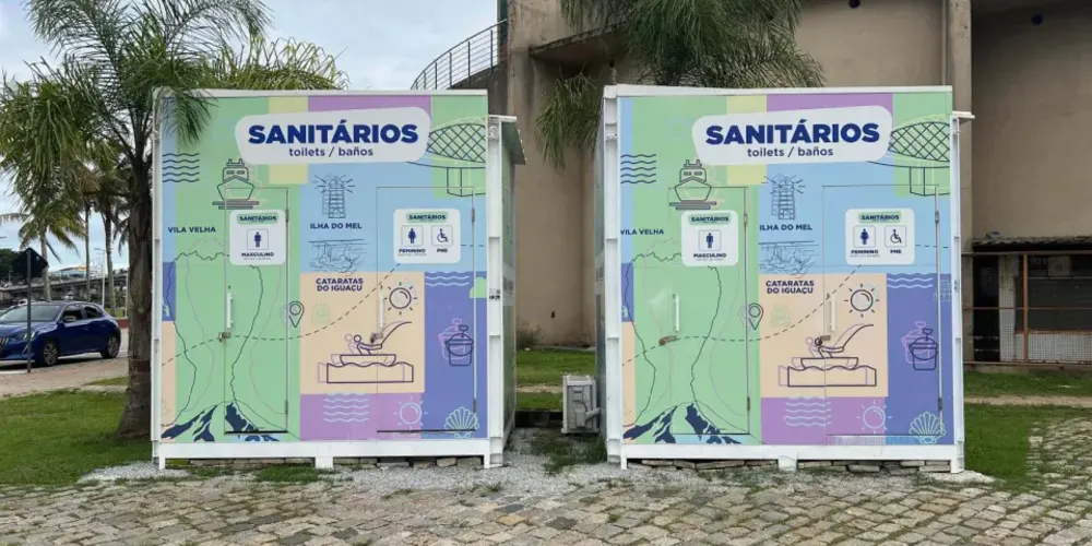Banheiros instalados no Litoral têm mais de 200 mil acessos e viralizam nas redes sociais