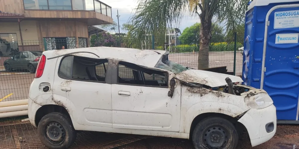 Acidente aconteceu na tarde dessa segunda-feira (27) na rodovia PR-151