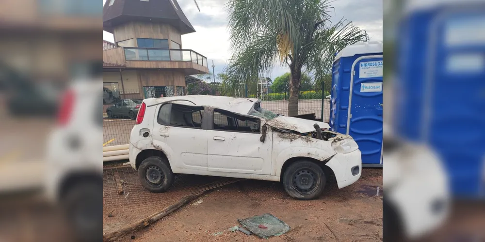 Acidente aconteceu na tarde dessa segunda-feira (27) na rodovia PR-151