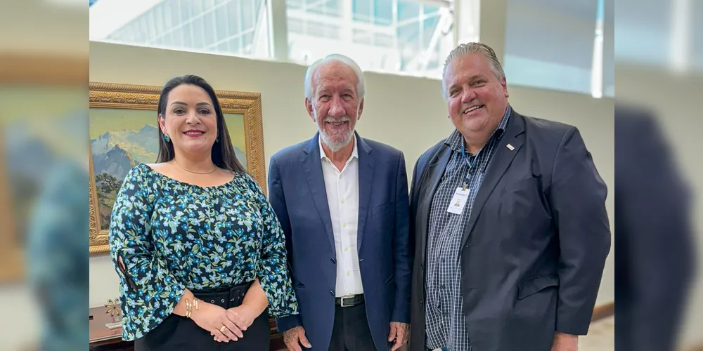 Elisangela Pedroso (PL), Darci Piana e José Carlos Loureiro Neto discutiram ações