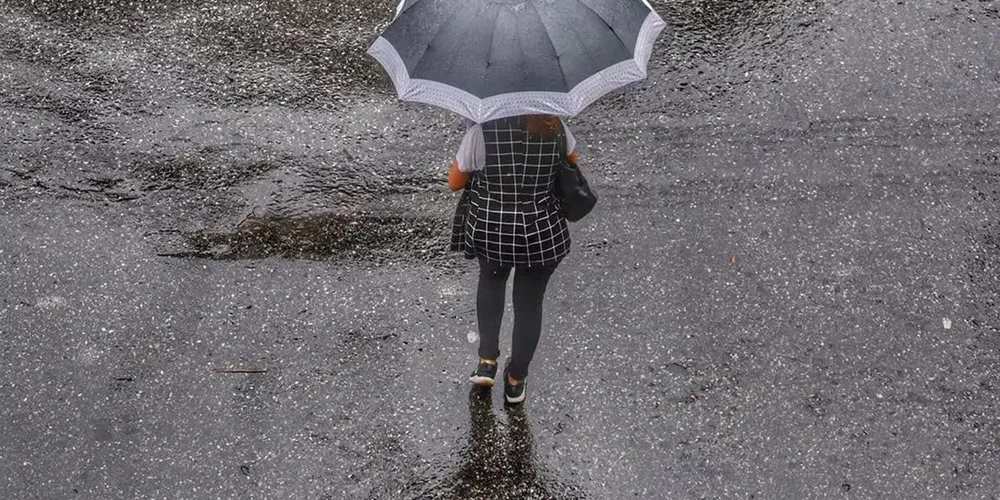 Os riscos são: de corte de energia elétrica, queda de galhos de árvores, alagamentos e de descargas elétricas