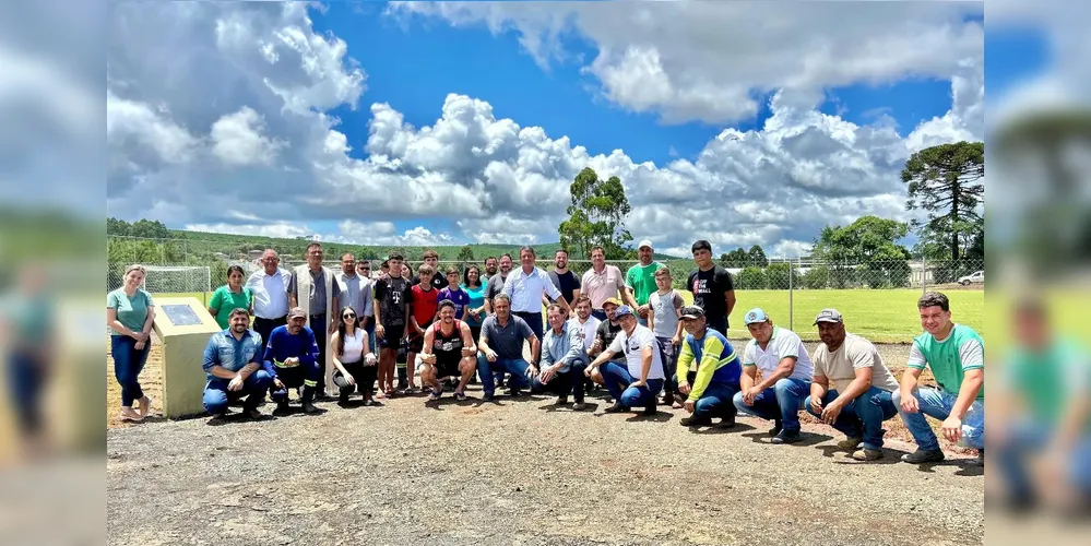 A primeira cerimônia no Complexo Poliesportivo Zé Pombo José Miranda Sobrinho, no Ouro Verde