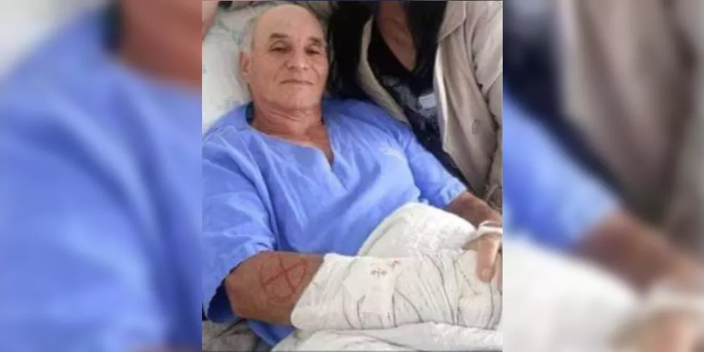 Lourival Santos de Souza, 66 anos, está desaparecido desde terça-feira (03) em Ponta Grossa