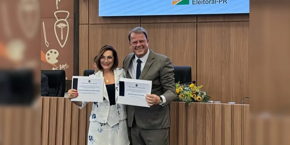 A cerimônia foi realizada na sede do Tribunal Regional Eleitoral do Paraná (TRE-PR), em Curitiba