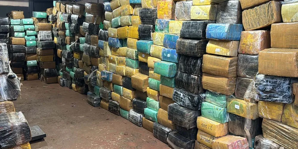 Com 444 toneladas, Paraná foi o segundo estado que mais apreendeu drogas em 2024