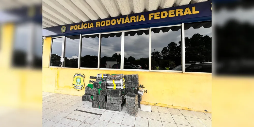 PRF apreende mais de meia tonelada de maconha em Irati