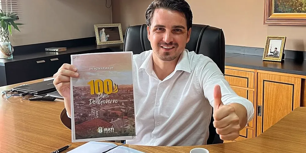 Prefeito estabeleceu 100 metas para serem cumpridas em 100 dias de governo