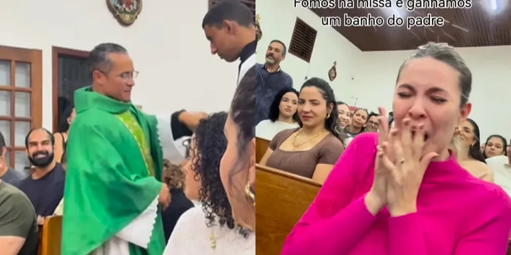 A cena viralizou na internet