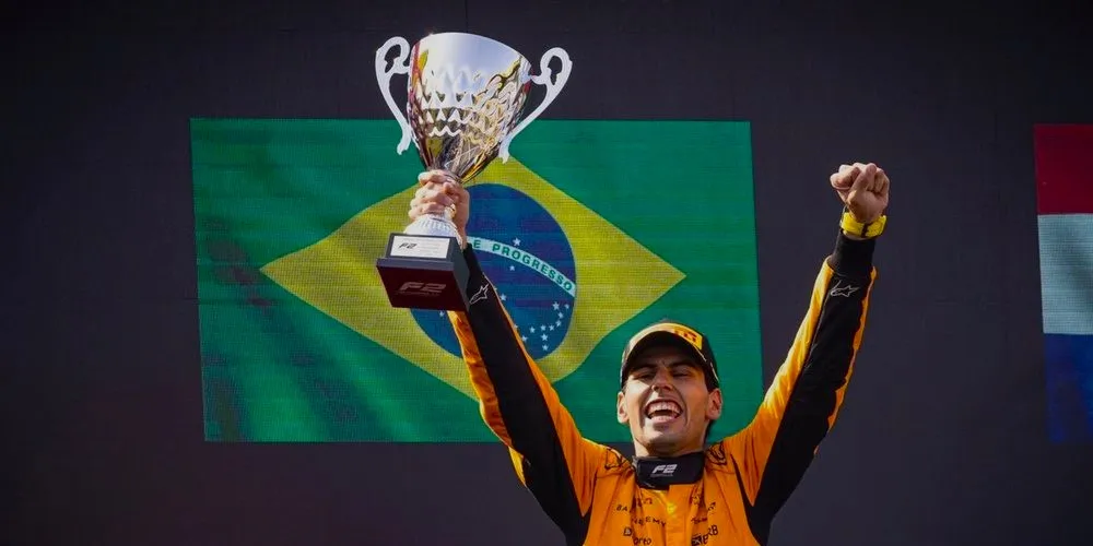 Gabriel Bortoleto é campeão da Fórmula 2