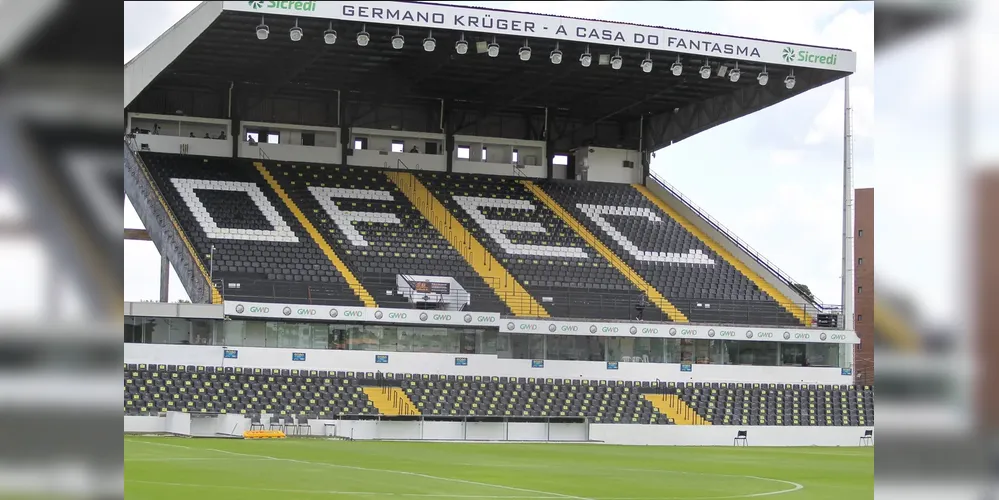 Setor diamante do Estádio Germano Krüger