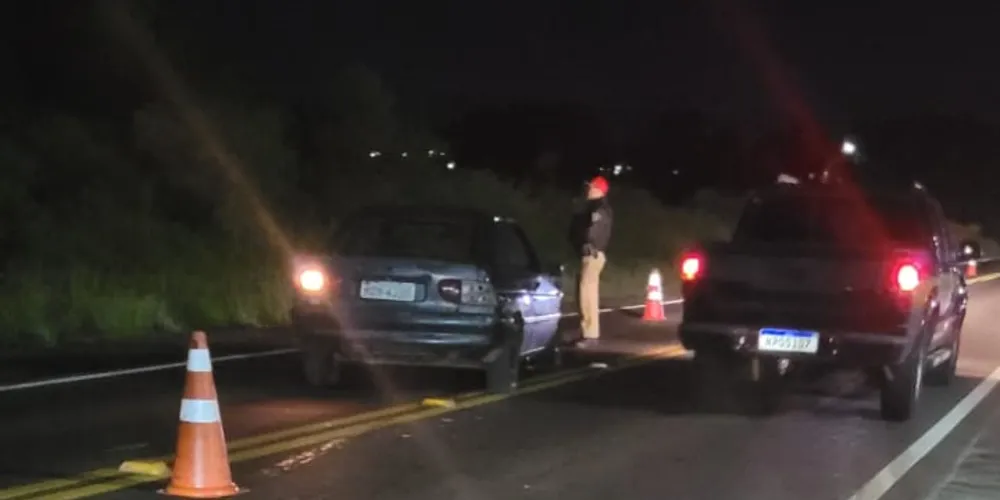 Acidente aconteceu na noite desse domingo (12), em Guarapuava