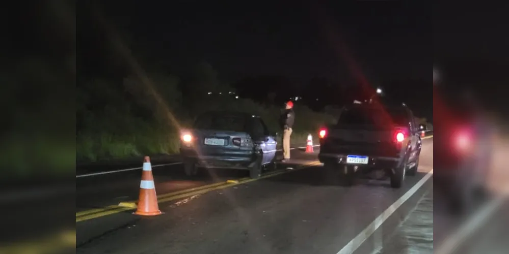 Acidente aconteceu na noite desse domingo (12), em Guarapuava