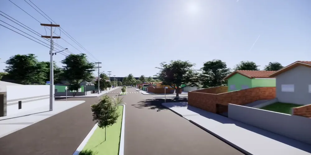 O prefeito Nelson Pezinho publicou um vídeo do projeto que será realizado nas ruas